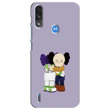 Чехлы для Motorola E7 Power - Bearbrick Louis Vuitton (PREMIUMPrint) (Дружба Беарбрик)