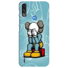 Чехлы для Motorola E7 Power - Bearbrick Louis Vuitton (PREMIUMPrint) (Плач Bearbrick)