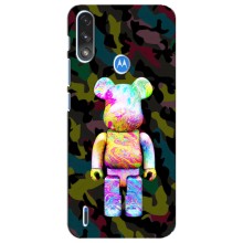 Чехлы для Motorola E7 Power - Bearbrick Louis Vuitton (PREMIUMPrint) (Яркий Bearbrick)