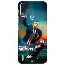 Чехол (TPU) с Футболистом на Motorola E7 Power – MBAPPE