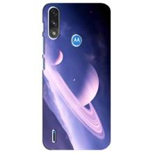 Чехлы КОСМОС для Motorola E7 Power – Планета в космосе
