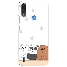 Чехлы с изображением разных животных для Motorola E7 Power (Удивленные медвеженки)