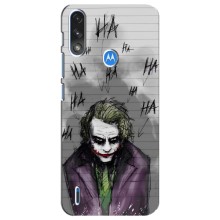 Чехлы с картинкой Джокера на Motorola E7 Power (Joker клоун)