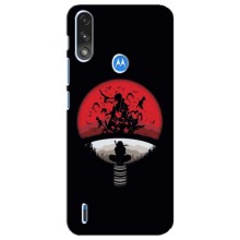Чехлы с картинкой Итачи Учиха на Motorola E7 Power – Итачи на черном