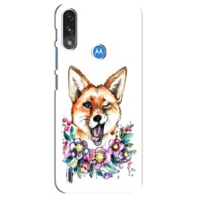 Чохли з картинкою Лисичка для Motorola E7 Power (VPrint) (Весела лисичка)