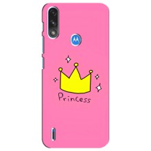 Чехол с картинкой (Стильные) для Моторола Е7 Пауэр - (AlphaPrint) (Princess)