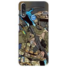 Чехлы с картинкой ЗСУ для Motorola E7 Power (AlphaPrint) (Воїн ЗСУ)