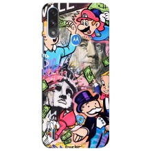 Чехлы с крутыми принтами для Motorola E7 Power - (PREMIUMPrint) (Monopoly man)