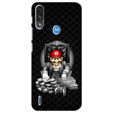 Чехлы с крутыми принтами для Motorola E7 Power - (PREMIUMPrint) (Супер Марио)