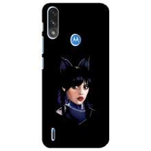 Чехлы с принтом Уэнсдей на Motorola E7 Power – Милая Уэнсдей