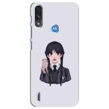 Чехлы с принтом Уэнсдей на Motorola E7 Power – Вещь Венсдей