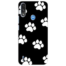 Чохли з собаками для Motorola E7 Power (VPrint) (Сліди собаки)