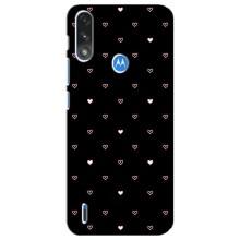 Чехлы с тематикой "Маленькие Сердечки" на Motorola E7 Power (Маленькие сердечки)