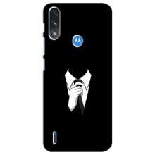 Чехол для Моторола Е7 Пауэр - (AlphaPrint) с печатью (ТОП продаж) (Стиляга)