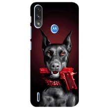 Чехол ДОБЕРМАН для Motorola E7 Power – Доберман злой