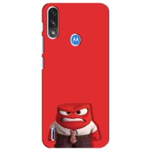 Чехол Головоломка для Motorola E7 Power - (AlphaPrint) (Гнев)