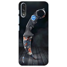 Чохол КІБЕРСПОРТ для Motorola E7 Power (Кинжал КС ГО)