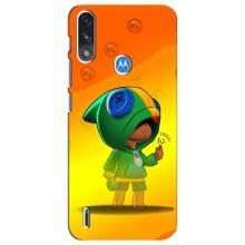 Чехол Бравл Старс для Motorola E7 Power – LEON в кофте
