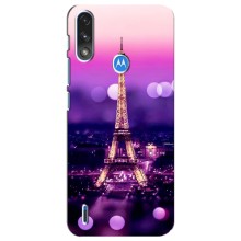 Чохол Ейфелева Вежа Motorola E7 Power - (AlphaPrint) (Париж Башня)