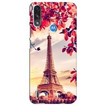 Чехол с Эйфелевой башней на Motorola E7 Power – Paris photo