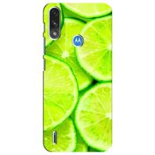 Чохол з зображенням смачної їжі для Motorola E7 Power – Лайм