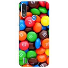 Чохол з зображенням смачної їжі для Motorola E7 Power – Різнокольорові M&M'S