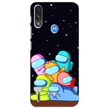 Чохли Амонг Ас для Motorola E7 Power (AlphaPrint) (Скіни в космосі)