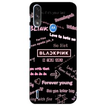 Чехол с музыкальной группой для Motorola E7 Power (BLACKPINK)