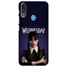 Силиконовый чехол с картинкой для Motorola E7 Power (Wednesday)