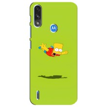 Чjхол з Сімпсонами для Motorola E7 Power (VPrint) (Барт Сімпсон)