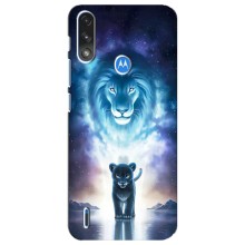 Чохол з картинкою ЛЕВ для Motorola E7 Power (VPrint) (Маленький лев)