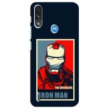 Чохол Супергерой Залізна Людина на Motorola E7 Power – Art Iron man