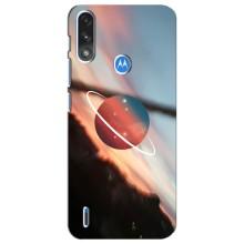Чехол (ТПУ) с планетами на Motorola E7 Power – Сатурн