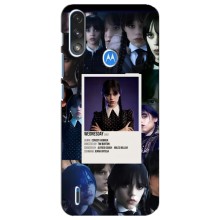 Чохли Венсдей на Motorola E7 Power Уенсдей (AlphaPrint) (колаж Венздей)