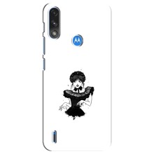 Чохли Венсдей на Motorola E7 Power Уенсдей (AlphaPrint) (танець Венздей)