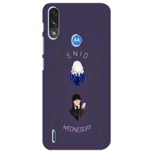 Чохли Венсдей на Motorola E7 Power Уенсдей (AlphaPrint) (Венздей і подруга)