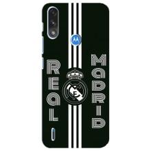 ФК Реал Мадрид чохли для Motorola E7 Power (AlphaPrint) (чорно білий Реал)