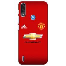 Силиконовые Чехлы принт Футбол на Motorola E7 Power – Man United