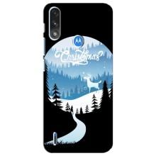 Силіконовий бампер на різдво для Motorola E7 Power (Різдвяний Олень)