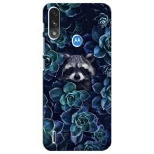 Силіконовий Чохол з Энотами  на Motorola E7 Power – В квітах