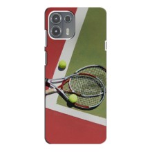 Чехлы с принтом Спортивная тематика для Motorola Edge 20 Lite – Ракетки теннис