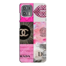 Чехол (Dior, Prada, YSL, Chanel) для Motorola Edge 20 Lite (Модница)