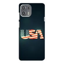 Чехол Флаг USA для Motorola Edge 20 Lite – USA