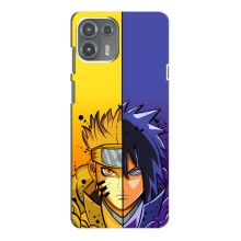 Купить Чохли на телефон з принтом Anime для Мото Едж 20 Лайт – Naruto Vs Sasuke