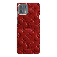 Текстурный Чехол Louis Vuitton для Мото Едж 20 Лайт (Красный ЛВ)