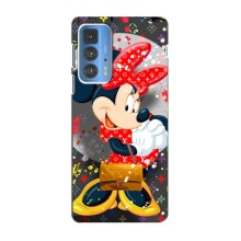 Чехол Disney Mouse Motorola Edge 20 Pro (PREMIUMPrint) – Minni с бантиком