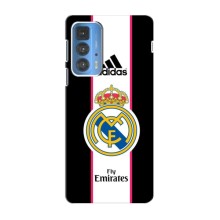 Чехол для Motorola Edge 20 Pro с принтом – Лого Real Madrid