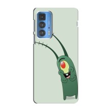 Чехол с картинкой "Одноглазый Планктон" на Motorola Edge 20 Pro (Милый Планктон)
