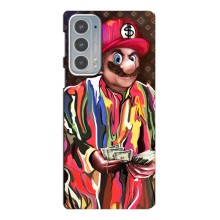 Бренднові Чохли для Motorola Edge 20 - (PREMIUMPrint) (Mario LV)