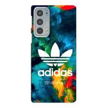 Чохли Адидас для Motorola Edge 20 (AlphaPrint) – Яскравий Адідас